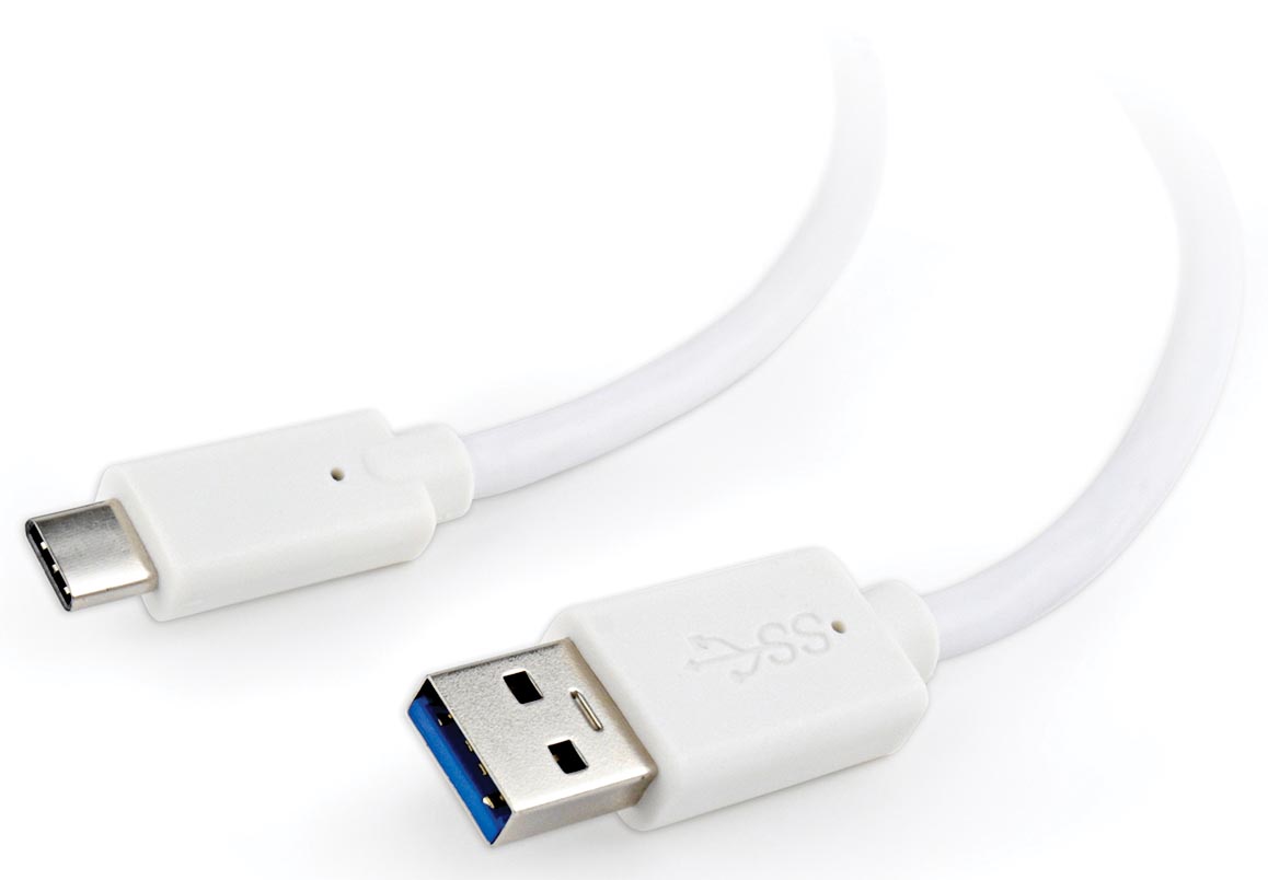 Cablexpert oplaad- en gegevenskabel, USB 3.0-stekker naar USB 3.1 type-C-stekker, 1,8 m afbeelding