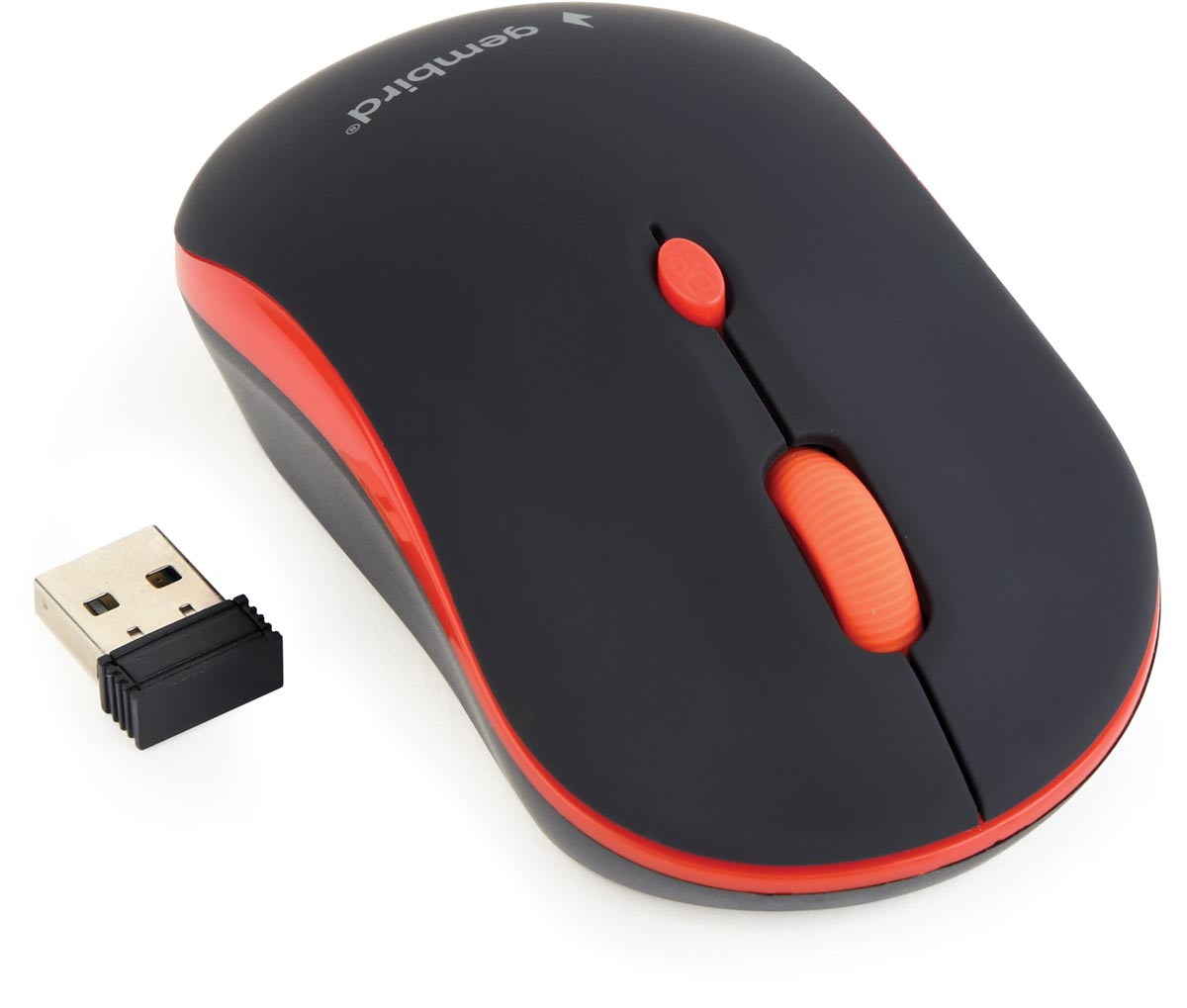 Gembird draadloze optische muis, rood afbeelding