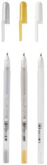 Sakura roller Gelly Roll Mix, etui met 3 stuks (goud, zilver en wit)-3