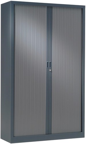 Roldeurkast, hoogte 198 cm, antraciet