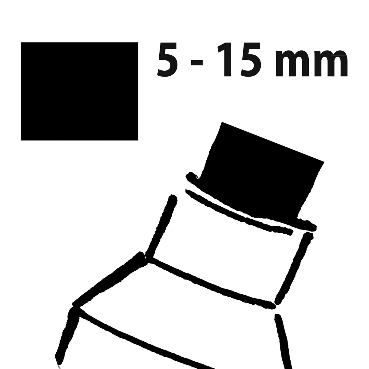 Sigel krijtstift 150 wit