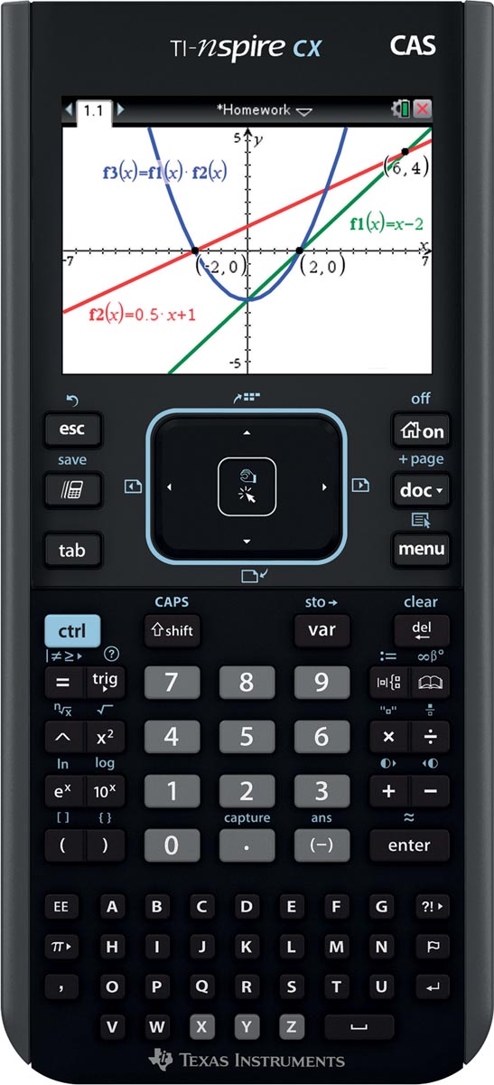 Texas Grafische Rekenmachine Ti Nspire Cx Ii T Cas huismerk kopen in de aanbieding