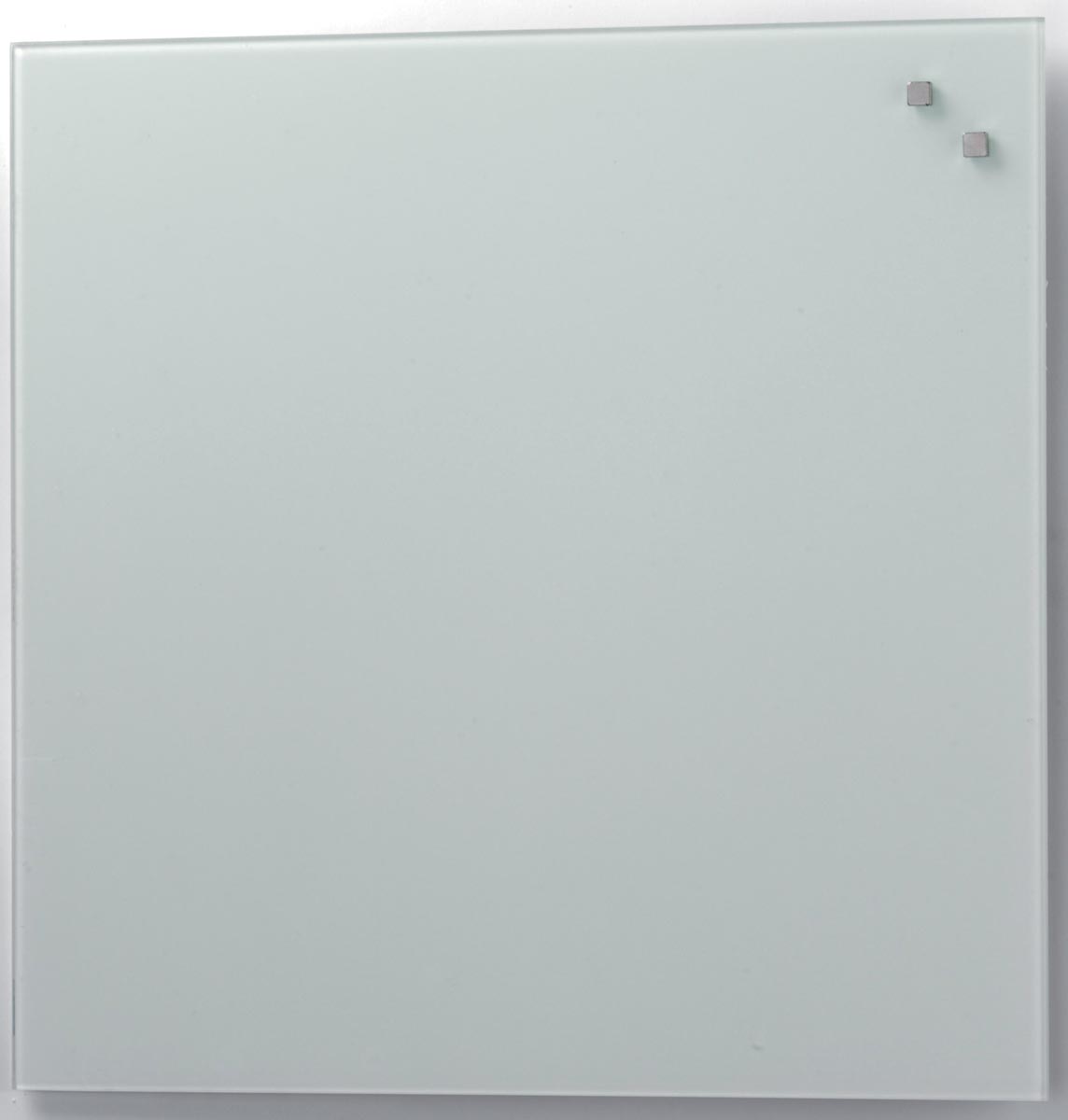Naga magnetisch glasbord, wit, ft 45 x 45 cm