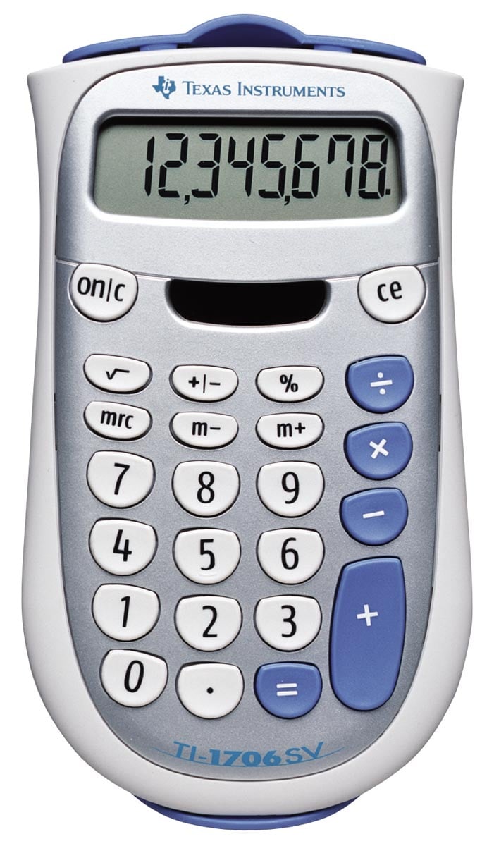 Texas zakrekenmachine TI-1706 SV afbeelding