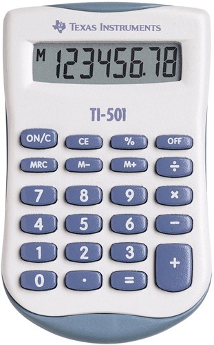 Texas zakrekenmachine TI-501