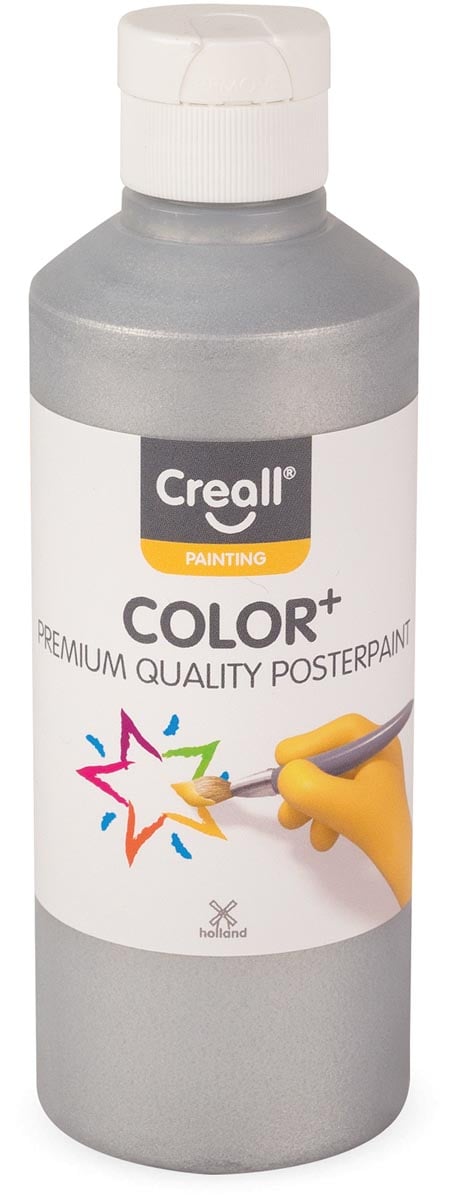 Plakkaatverf Creall Color zilver afbeelding