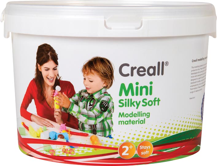 Creall boetseerpasta, pot van 1,10 kg met geassorteerde kleuren afbeelding