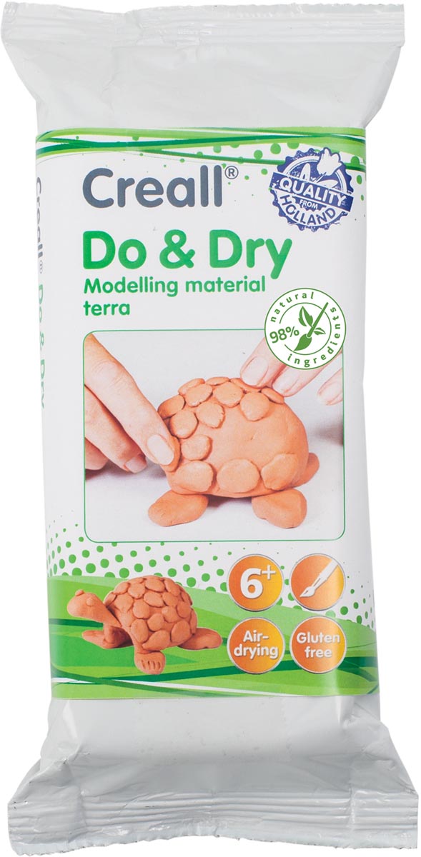 Creall Boetseerpasta Do & Dry terracotta, pak van 500 g