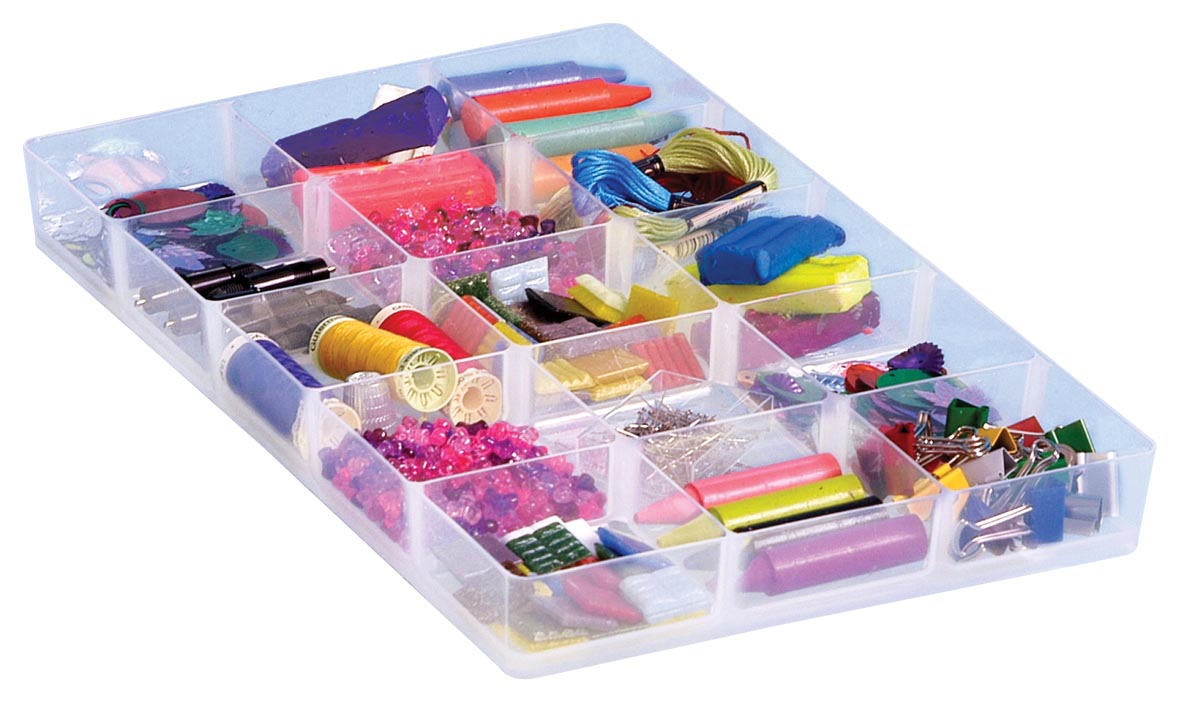 Really Useful Box hobby divider met 15 vakjes, voor 4 liter of 9 liter afbeelding