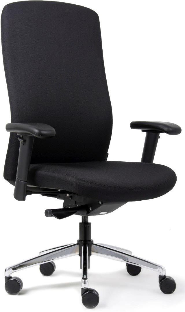 Euroseats bureaustoel Heavy Duty, zwart afbeelding