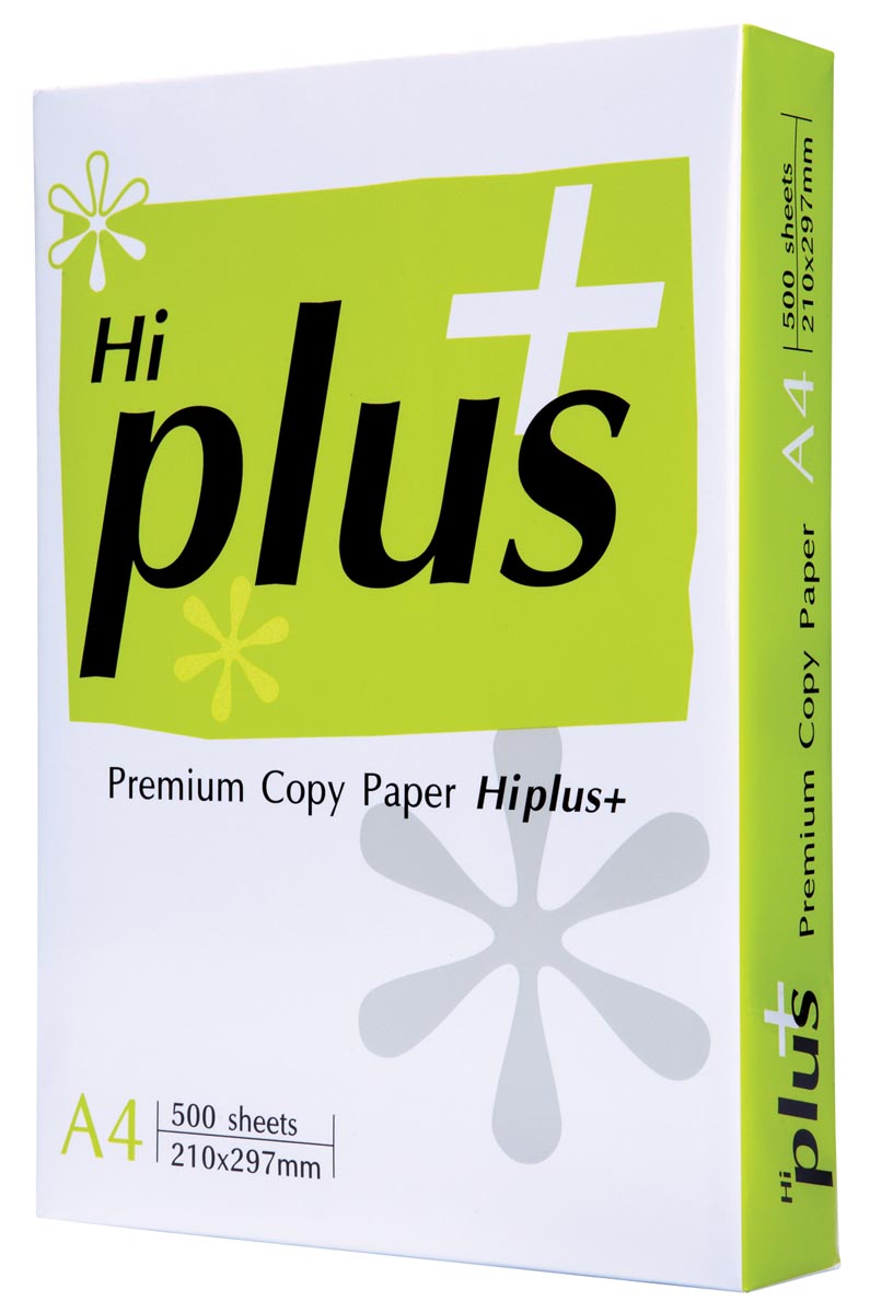Hi-Plus Premium kopieerpapier ft A4, 75 g, pak van 500 vel