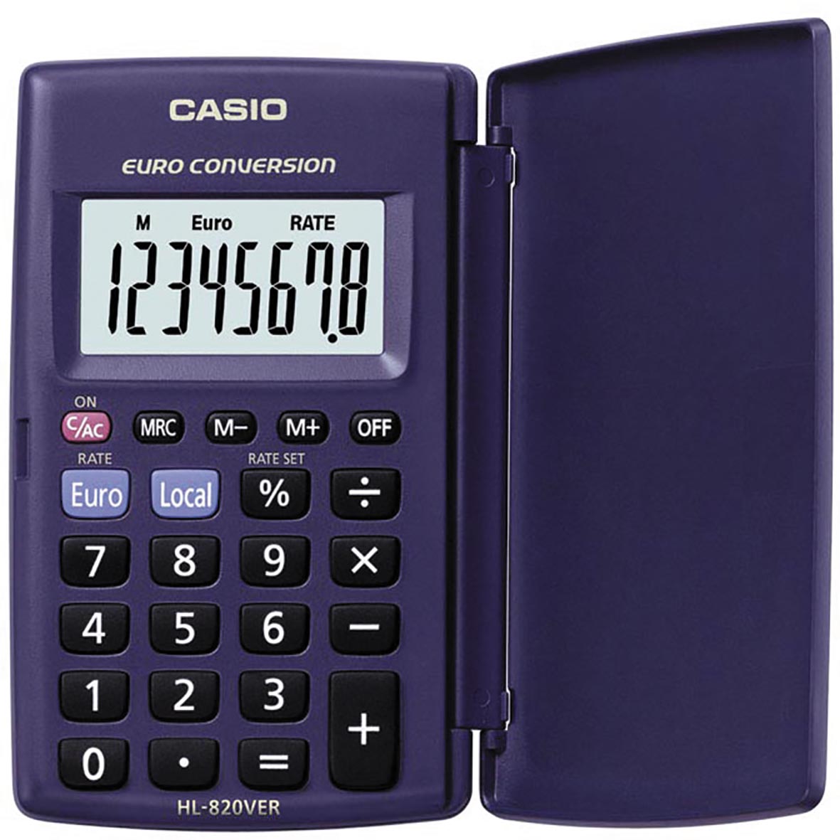 Casio zakrekenmachine HL-820VER afbeelding