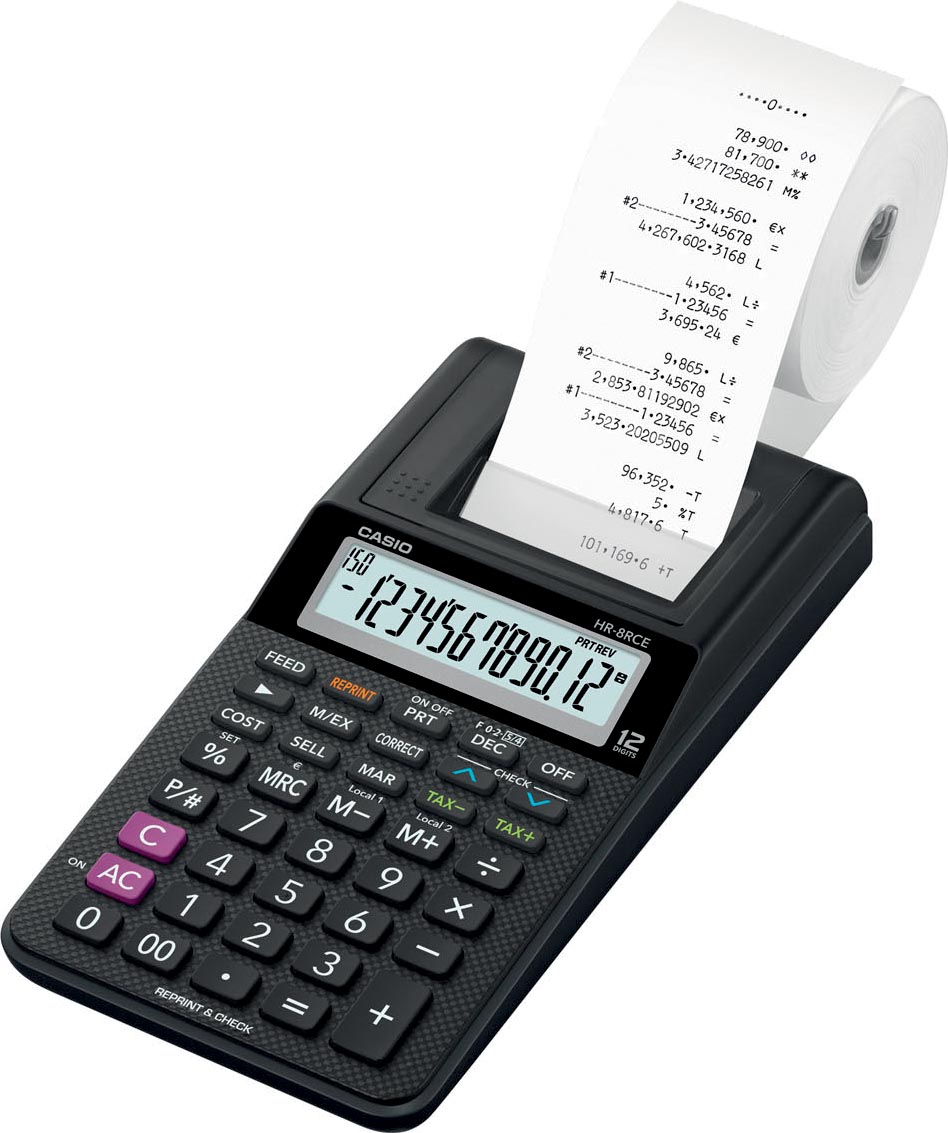 Casio Bureaurekenmachine Hr 8Rce huismerk kopen in de aanbieding Casio Bureaurekenmachine Hr 8Rce huismerk kopen in de aanbieding