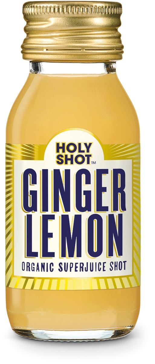 Holy Shot biologische shot Ginger & Lemon BIO, flesje van 60ml, pak van 12 stuks Holy Shot biologische shot Ginger & Lemon BIO, flesje van 60ml, pak van 12 stuks