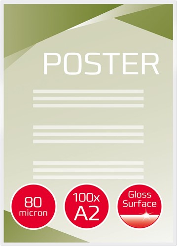 GBC Document lamineerhoes ft A2, 160 micron (2 x 80 micron), pak van 100 stuks