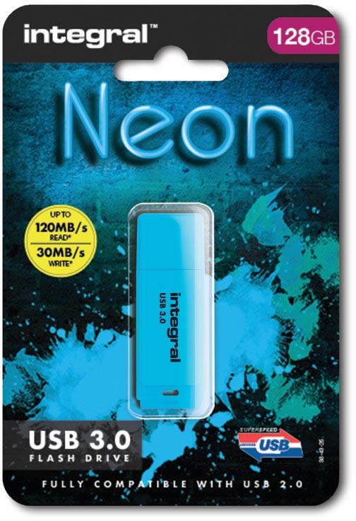Integral USB3 Neon 128GB BL
