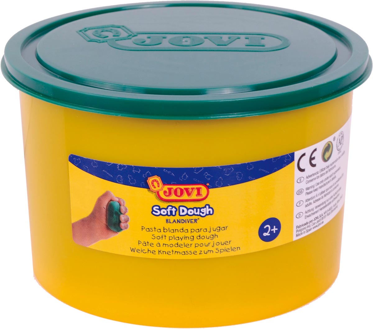 Jovi boetseerpasta Soft Dough 460 g groen afbeelding