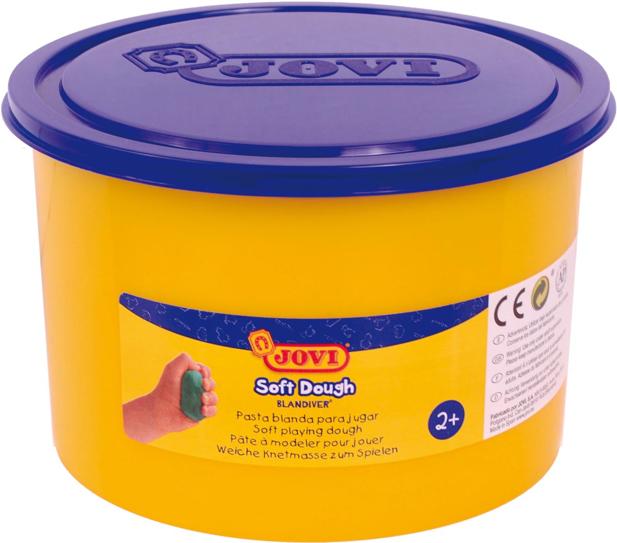 Jovi boetseerpasta Soft Dough 460 g blauw afbeelding