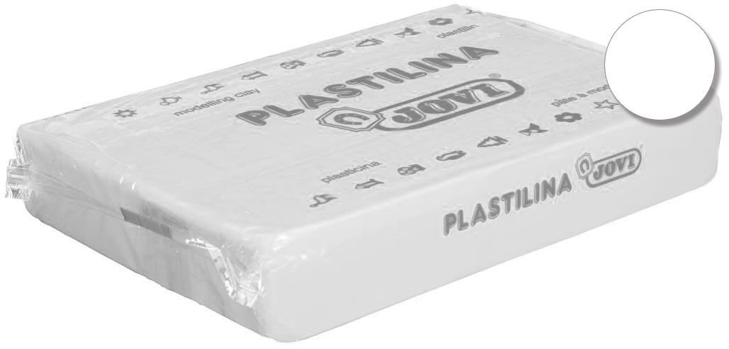 Jovi Boetseerpasta Plastilina wit
