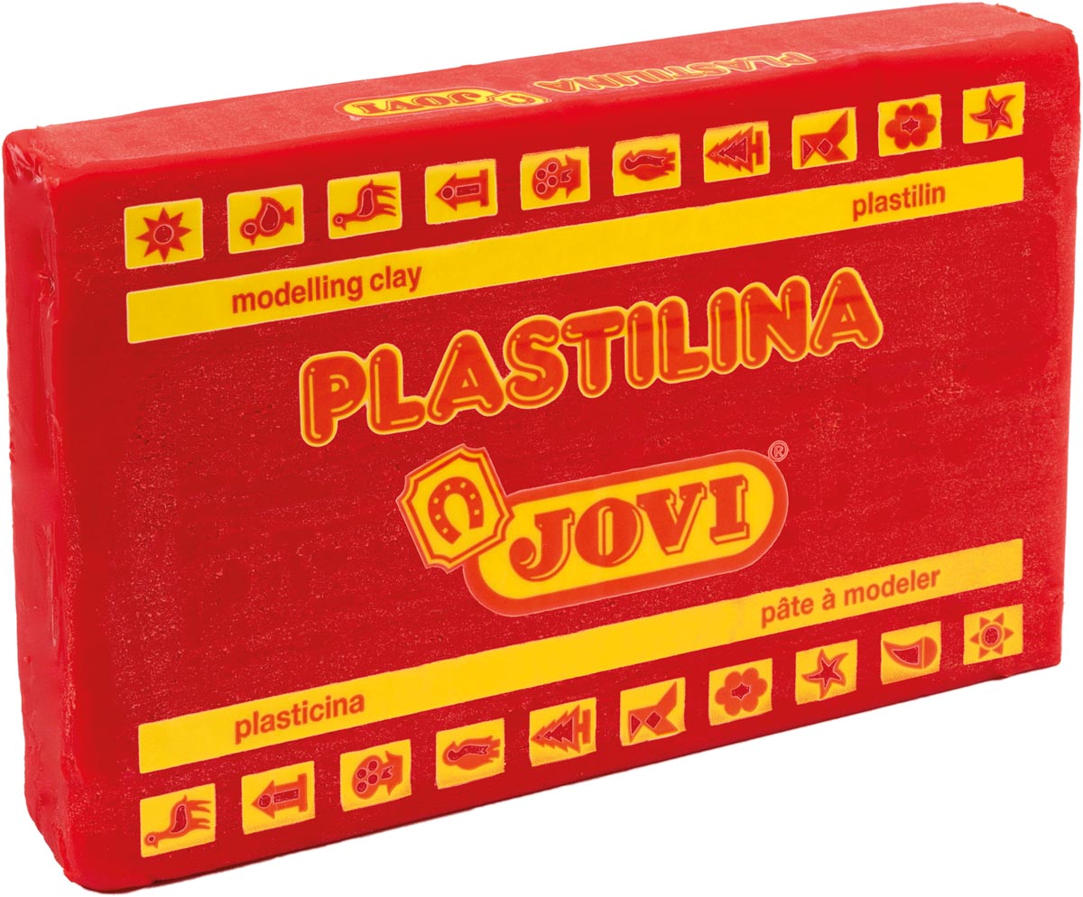 Jovi Boetseerpasta Plastilina rood afbeelding