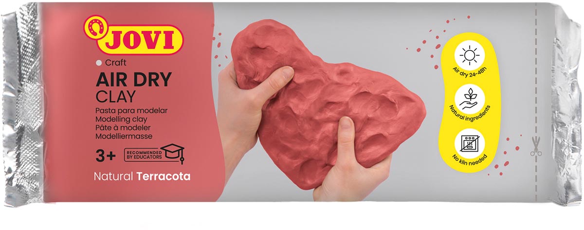 Jovi boetseerpasta terracotta, pak van 1 kg afbeelding