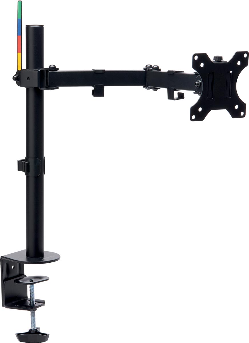 Kensington SmartFit Ergo monitorarm, met uitschuifbare arm, enkel, zwart afbeelding
