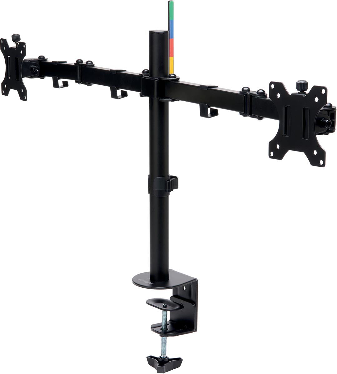 Kensington SmartFit Ergo monitorarm, met uitschuifbare arm, dubbel, zwart afbeelding