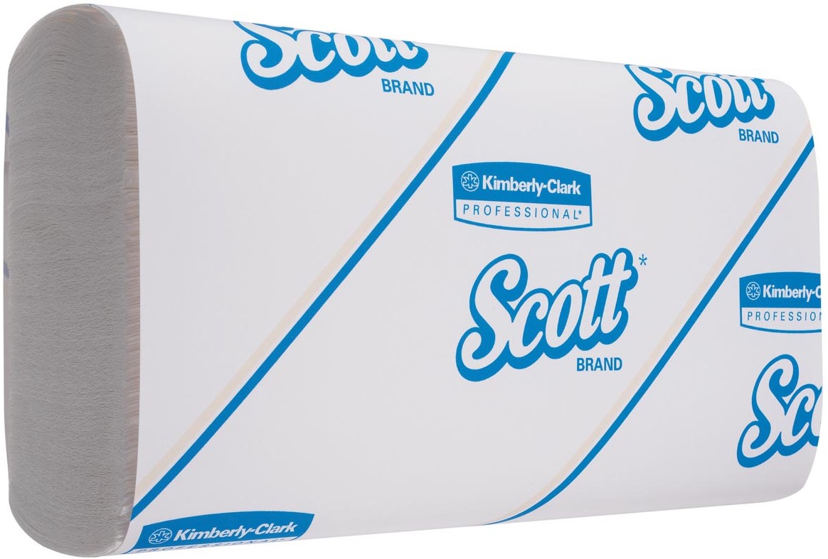 Handdoek Scott I-vouw 2-laags 212x186mm 16x220stuks Wit 6609 C 1434290