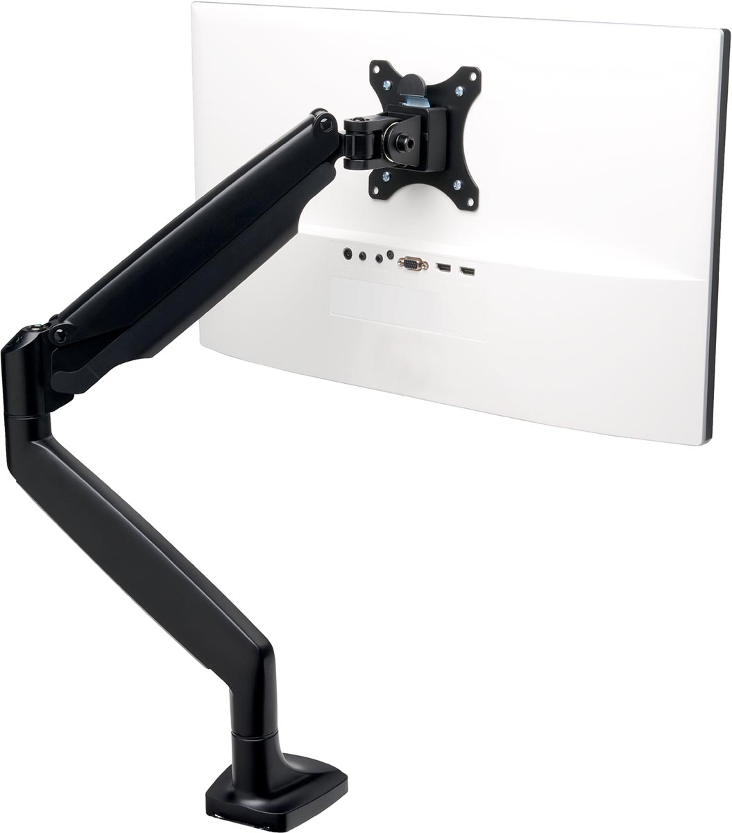 Kensington SmartFit one-touch verstelbare monitorarm, enkel, zwart afbeelding