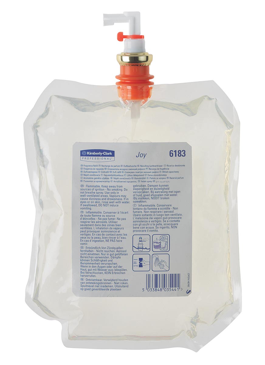 Kimberly Clark Navulling Voor Luchtverfrisser Aquarius Joy Flacon Van 300 Ml Pak 6 Stuks huismerk kopen in de aanbieding Kimberly Clark Navulling Voor Luchtverfrisser Aquarius Joy Flacon Van 300 Ml Pak 6 Stuks huismerk kopen in de aanbieding