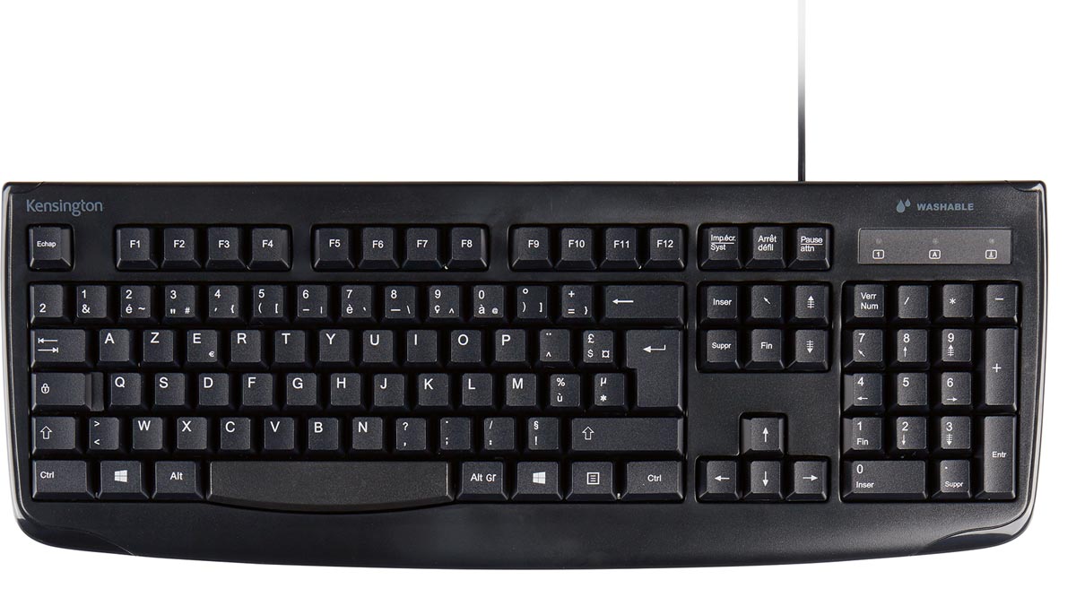 Kensington Pro Fit wasbaar toetsenbord, azerty afbeelding