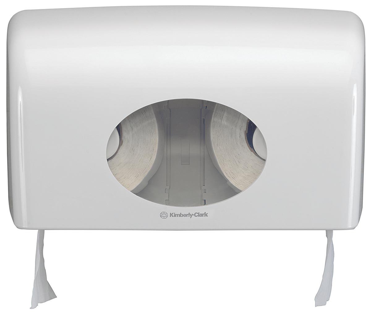 Kimberly Clark toiletpapierdispenser Aquarius, voor kleine rollen, wit