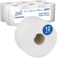 6 Rouleaux De Papier Essuie-tout Bleu Professionnel - 2 Plis, Texture Relief, Pour Usage Intensif