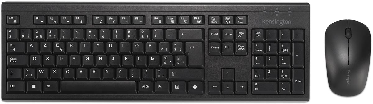 Kensington EQ draadloze deskset KM270, oplaadbaar, azerty afbeelding