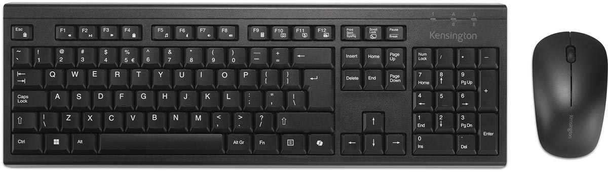 Kensington EQ draadloze deskset KM270, oplaadbaar, qwerty afbeelding