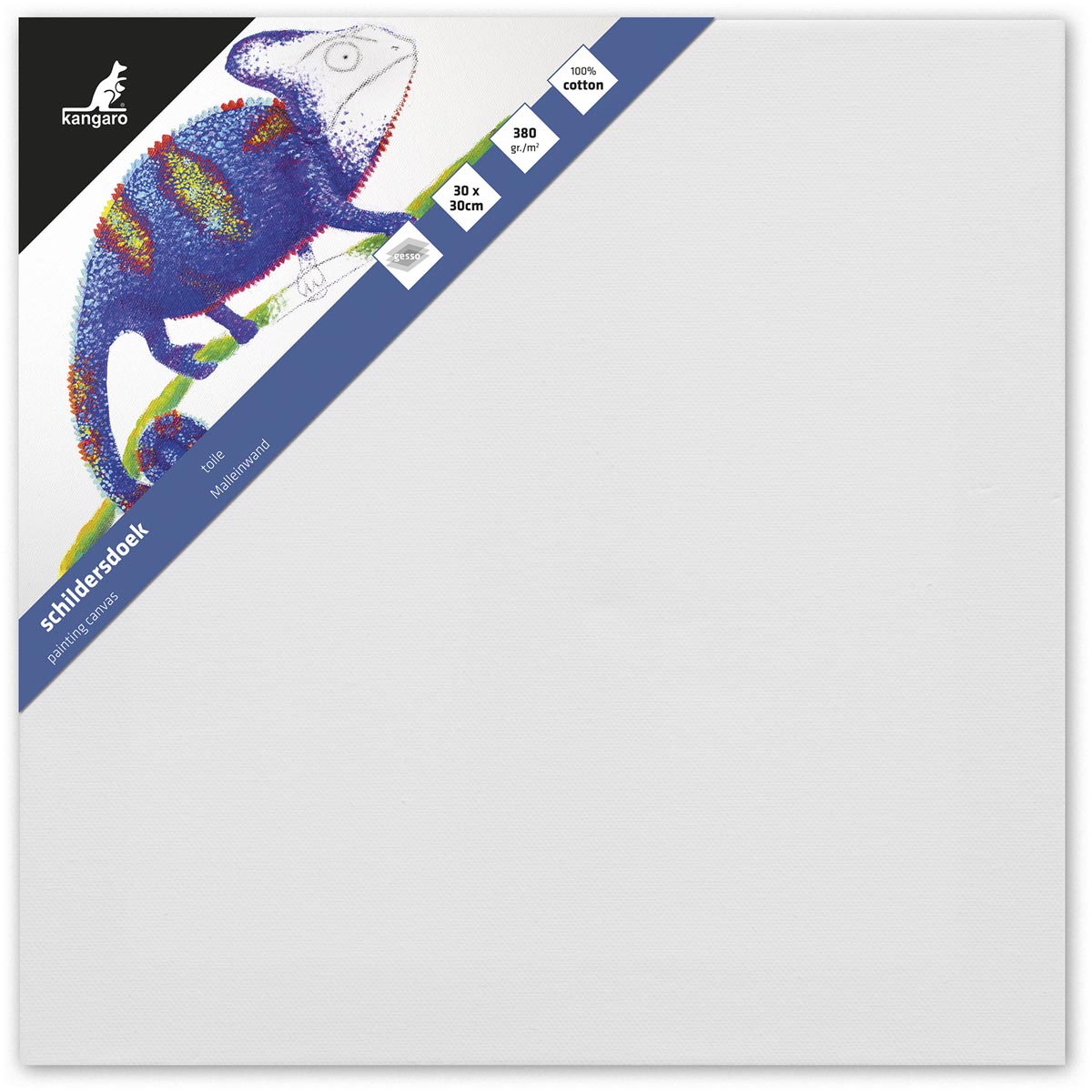 Kangaro bespannen spieraam, ft 30 x 30 cm afbeelding