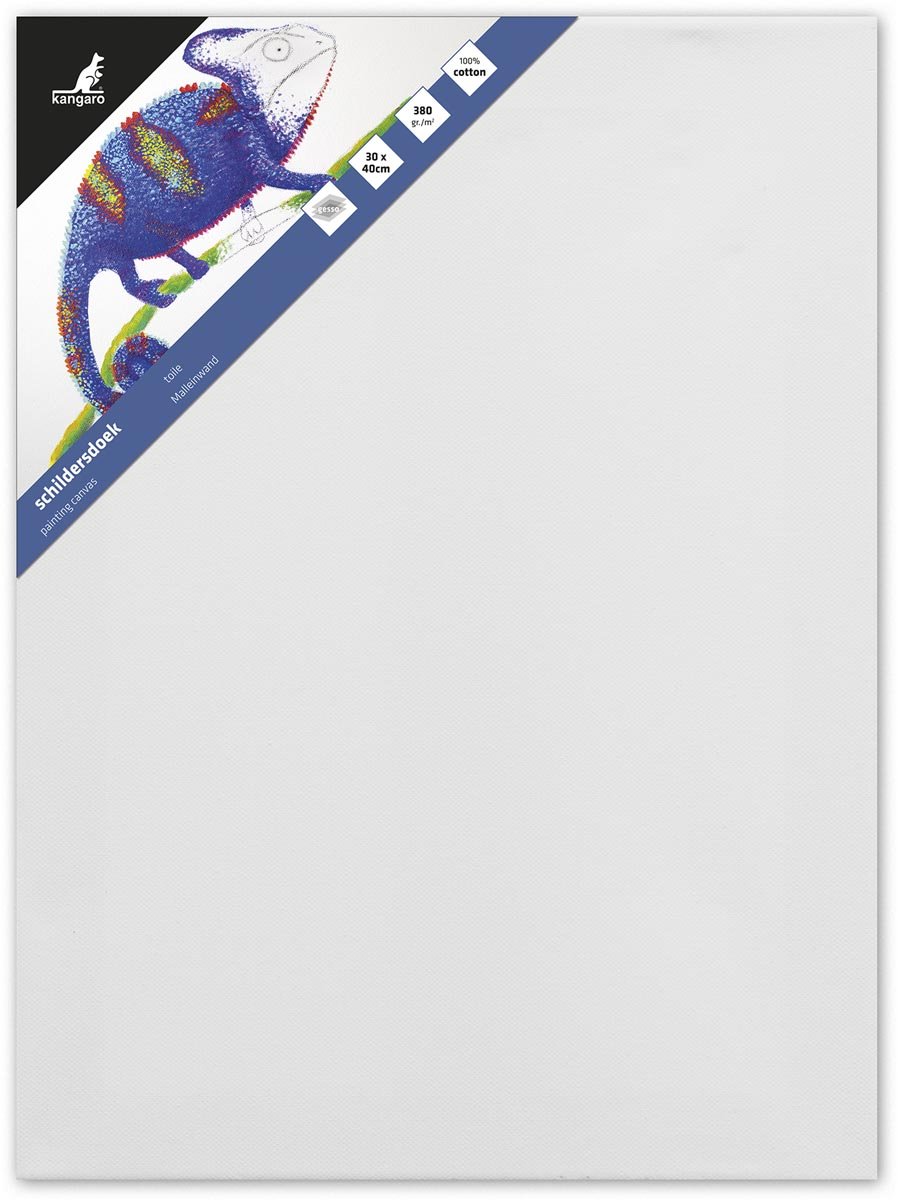 Kangaro bespannen spieraam, ft 30 x 40 cm afbeelding