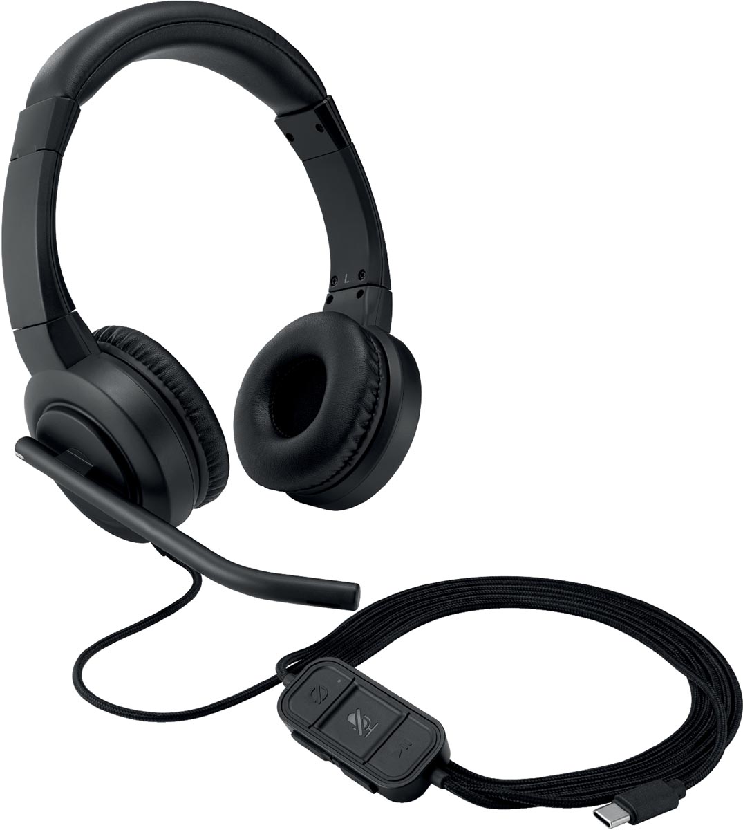 Kensington USB-C Headset H1000, On-Ear, zwart afbeelding
