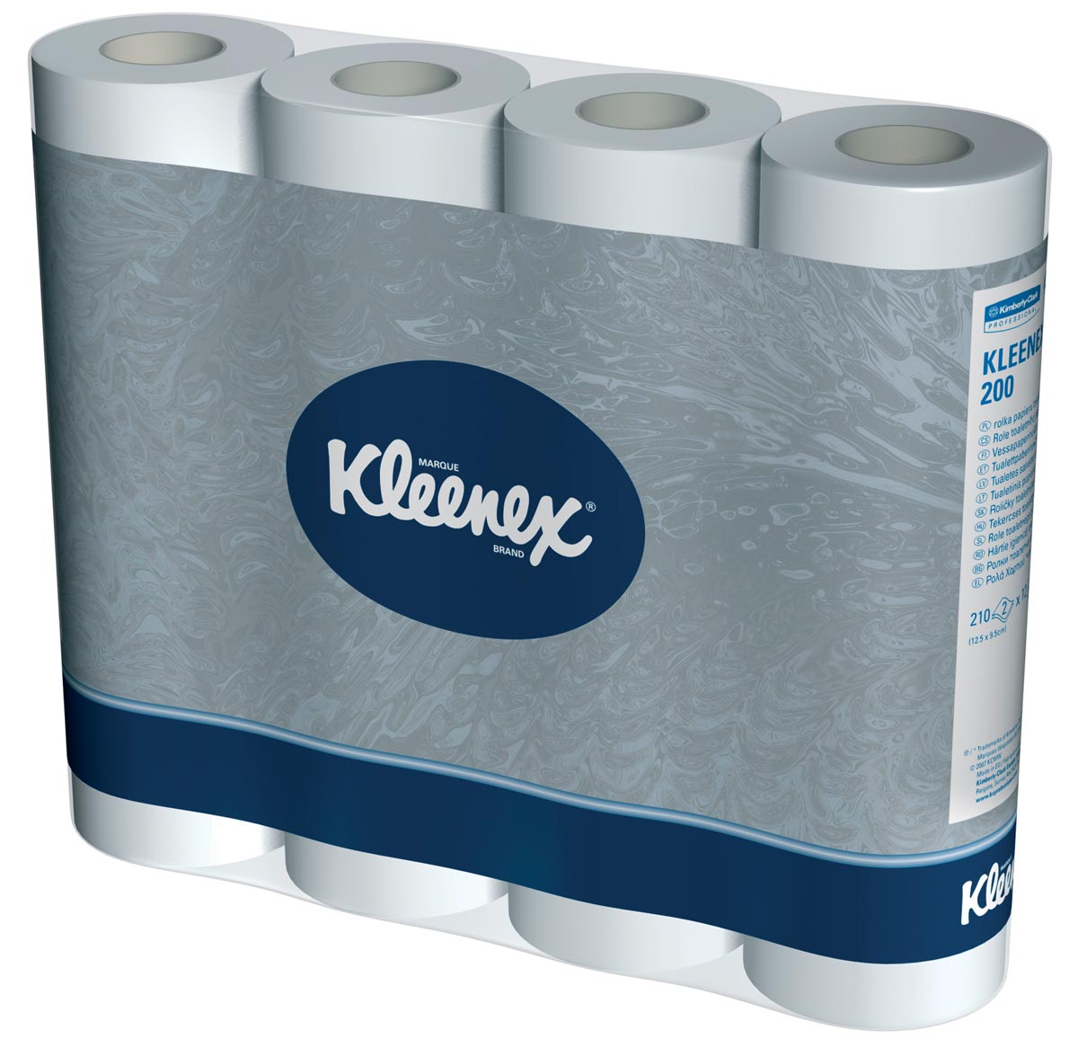Kleenex toiletpapier, 2-laags, 210 vellen, pak van 12 rollen