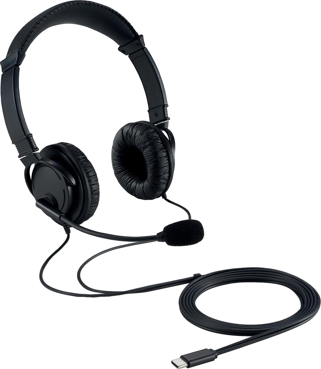 Kensington Headset USB-C Hi-Fi, met microfoon afbeelding