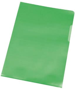 Q-CONNECT L-map groen 120 micron pak van 100 stuks