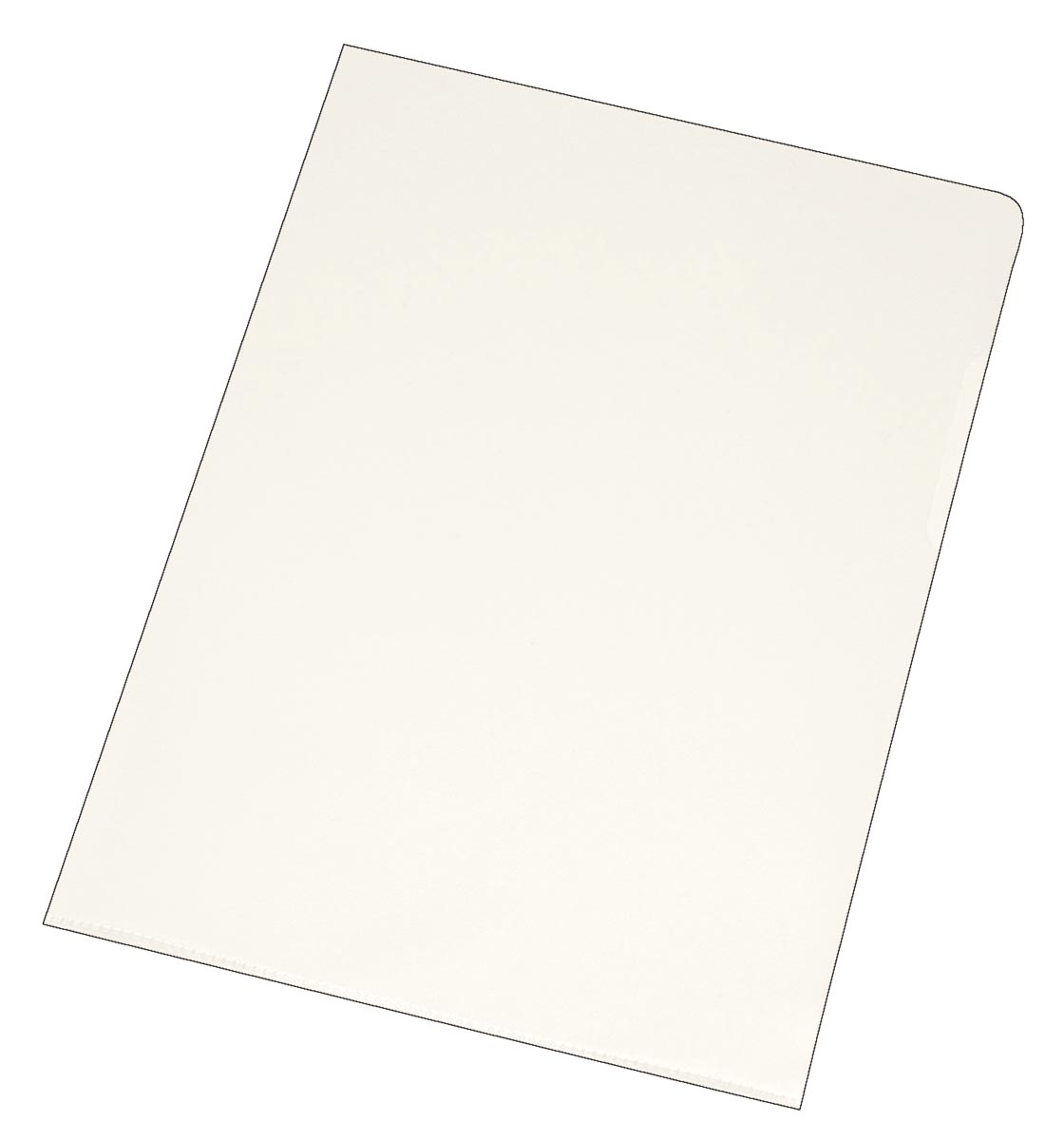 Q-CONNECT L-map, gekorreld, 120 micron, pak van 100 stuks