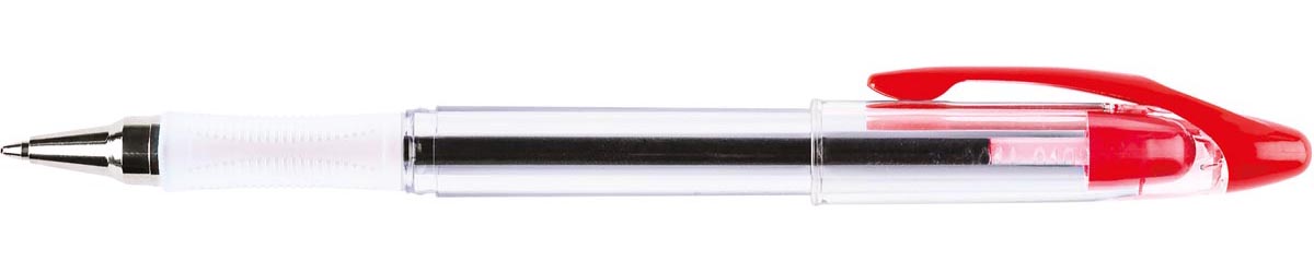 Q-CONNECT Delta balpen, 0,4 mm, medium rood