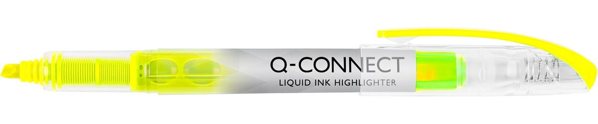 Q-CONNECT Liquid markeerstift, geel afbeelding