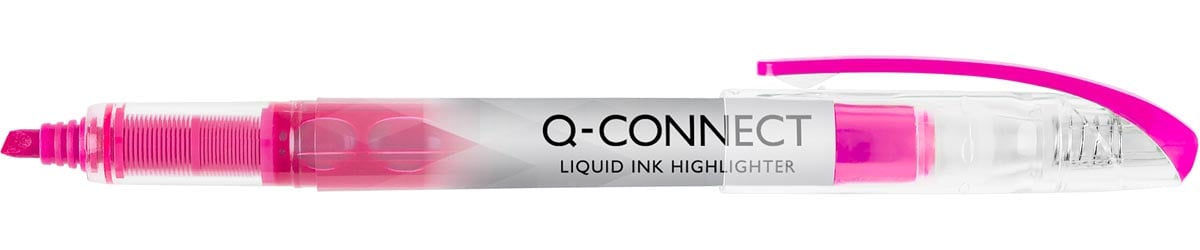 Q-CONNECT Liquid markeerstift, roze afbeelding