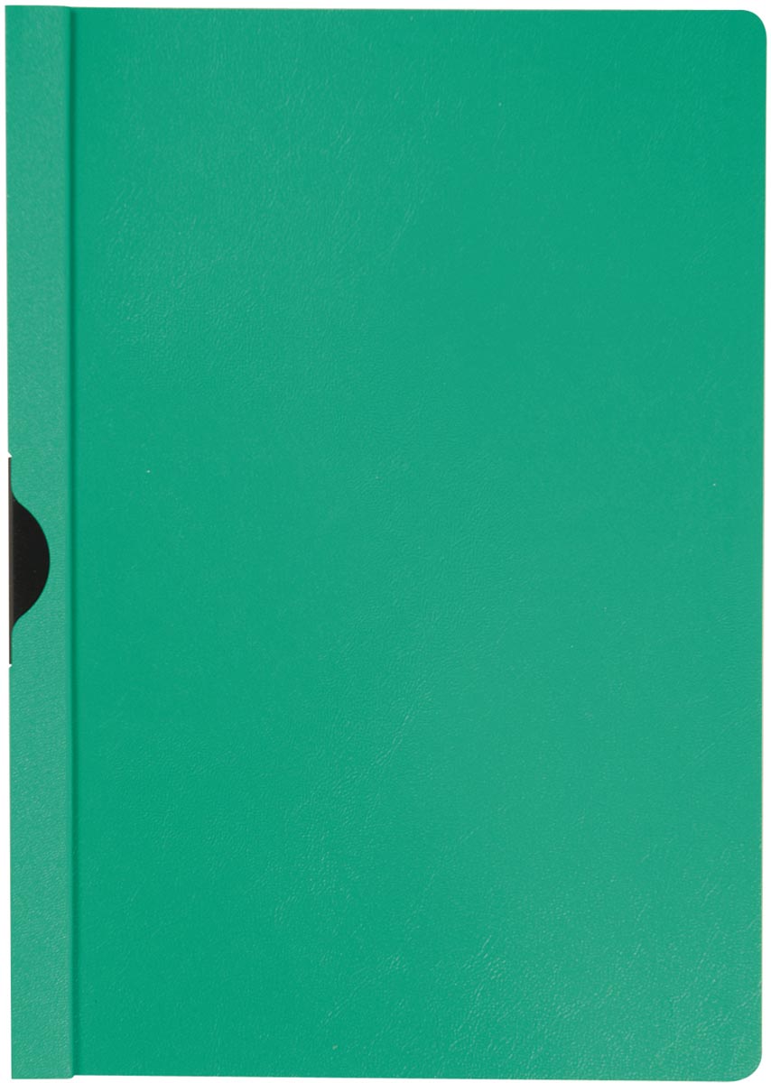 Q-CONNECT Klemmap metalenclip A4 30 vel Transparant groen