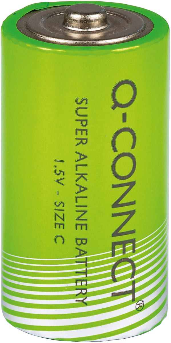 Q-CONNECT batterij alkaline LR14 1.5V 2 stuks