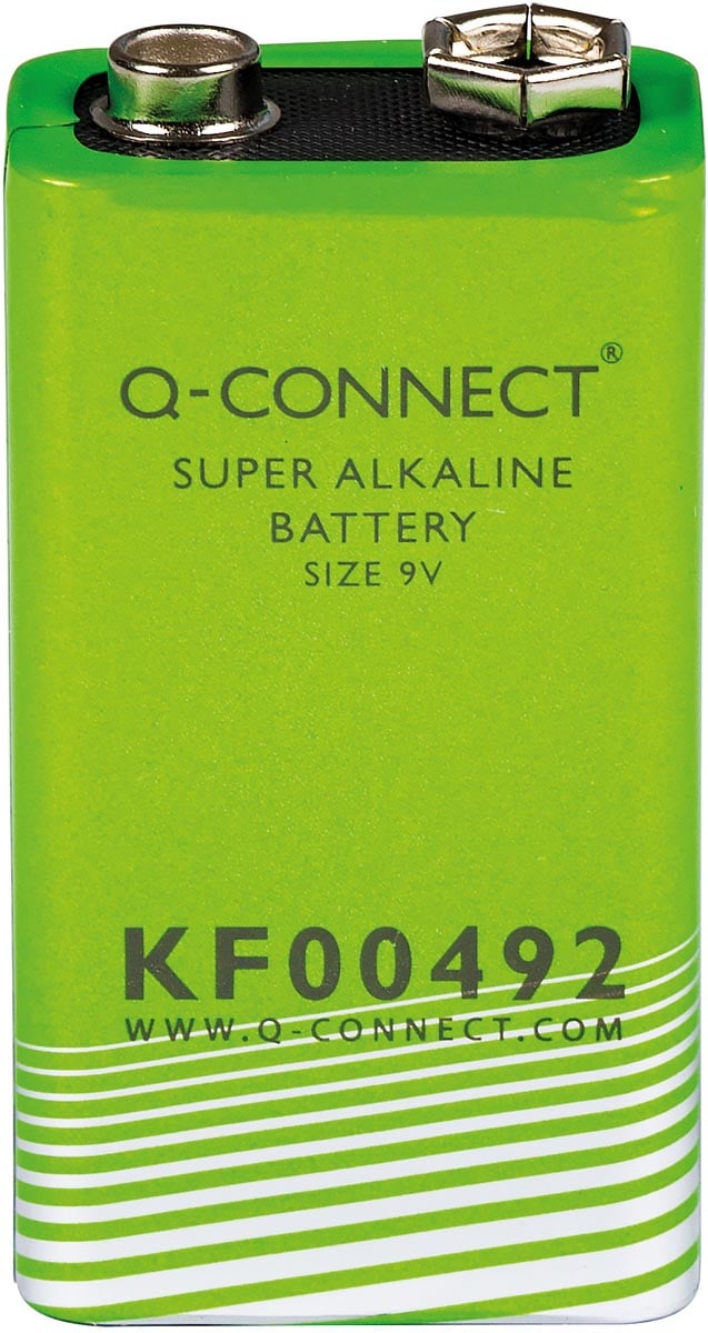 Q-CONNECT batterij, alkaline, E, 9V afbeelding