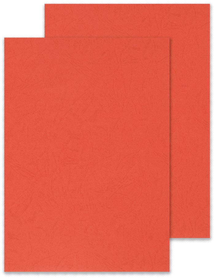 Q-CONNECT dekblad A4 leder 250 grams 100 stuks rood Q-CONNECT dekblad A4 leder 250 grams 100 stuks rood