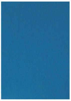 Q-Connect dekblad A4 leder 250 grams 100 stuks blauw Q-Connect dekblad A4 leder 250 grams 100 stuks blauw